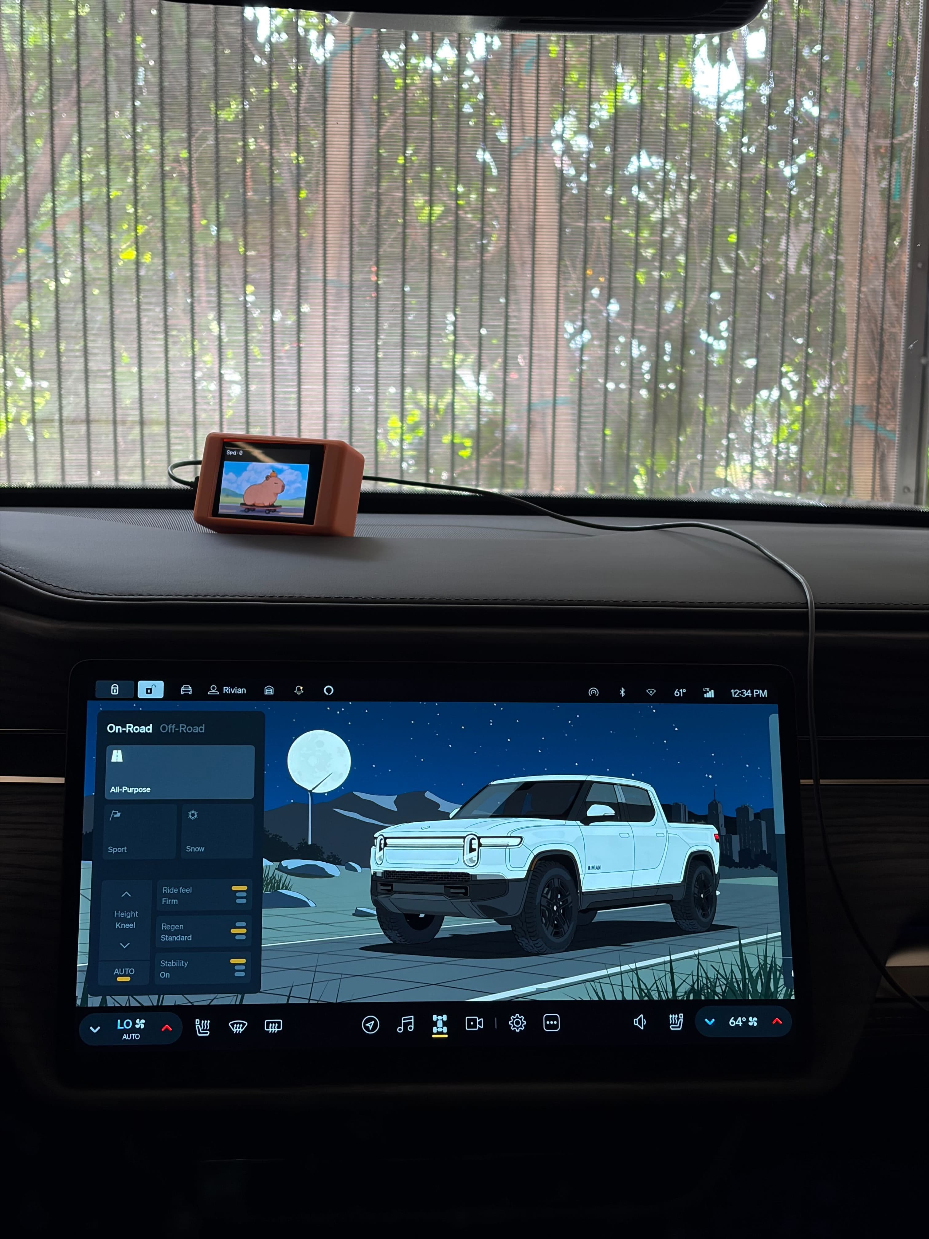 Rivian R1S real-vehicle OBD-II attempt